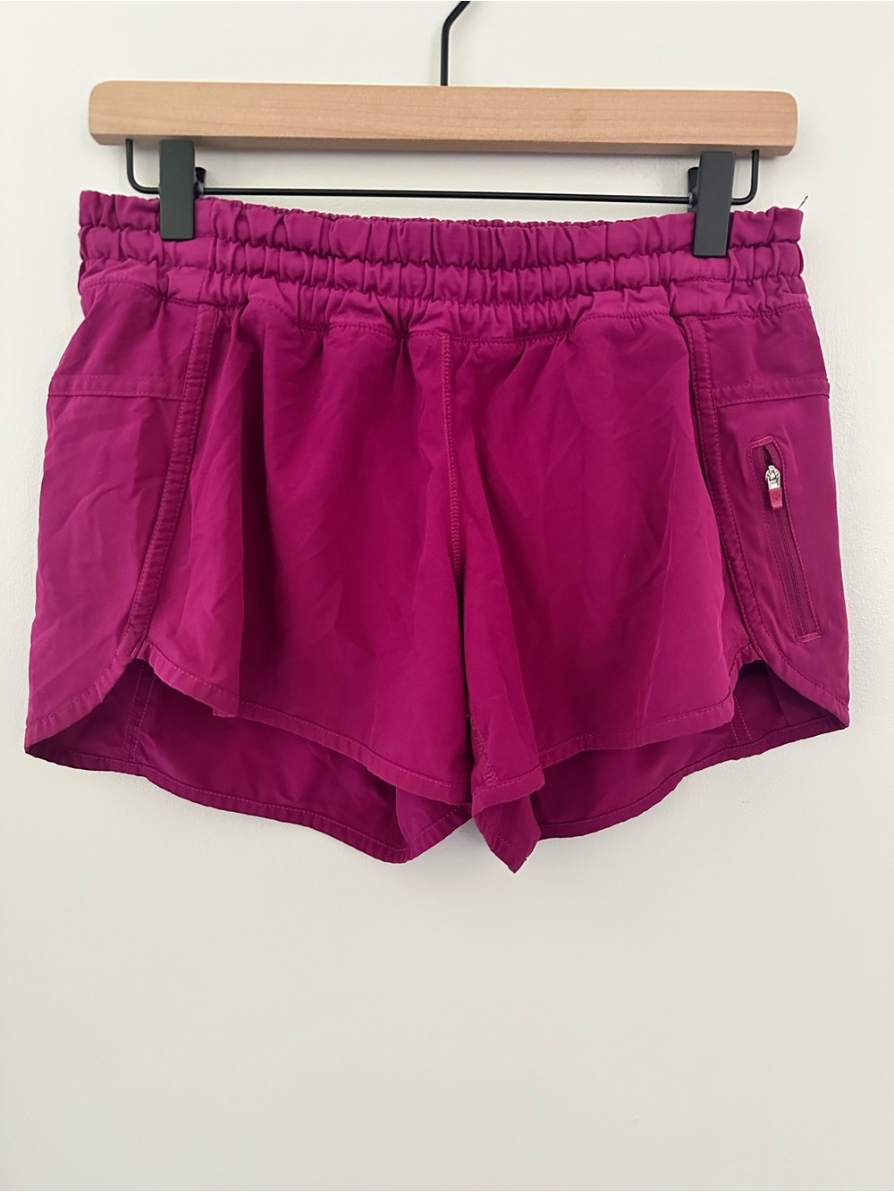 Lululemon Magenta Hotty Hot Athletic Running Shorts